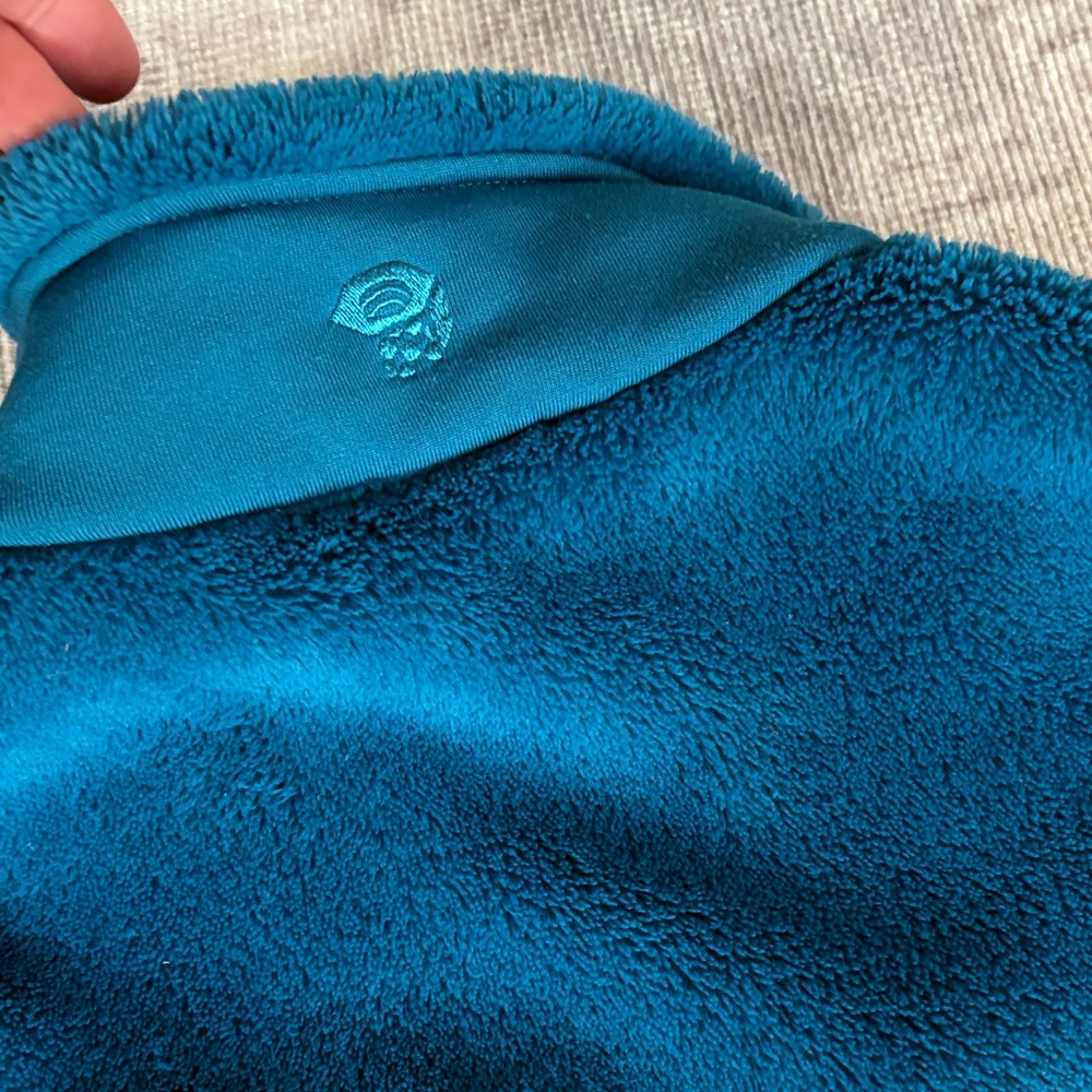 Mountain Hardwear Blue Fleece Sherpa Jacket, full zip - Picture 5 of 5